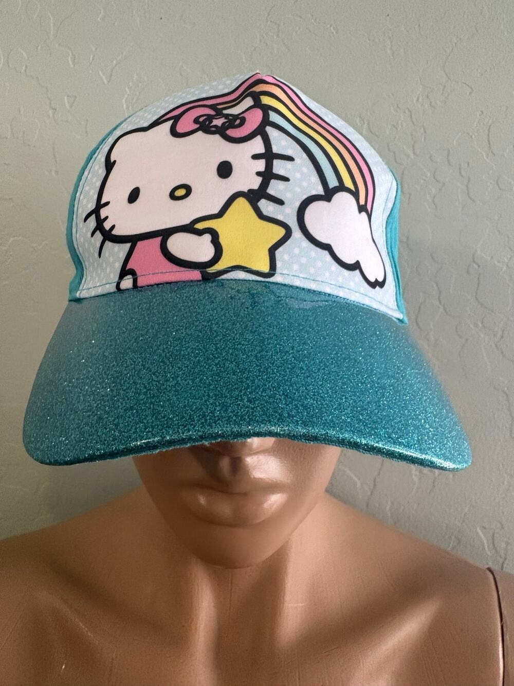 Hello Kitty Rainbow Glitter Brim Hat